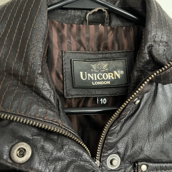 Unicorn London | Brown Leather Jacket - Picture 2 of 3